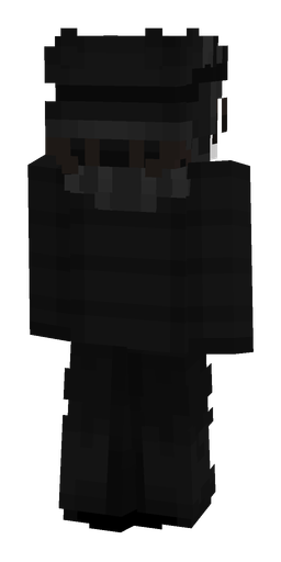 Black skin: body, back render