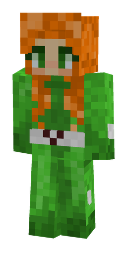 Green skin: body, front render