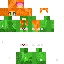 Green skin: raw texture render