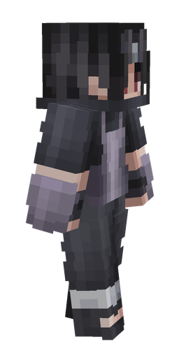 Black skin: body, right side render