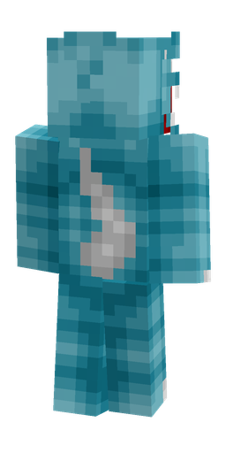 Blue skin: body, back render
