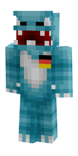 Blue skin: body, front render