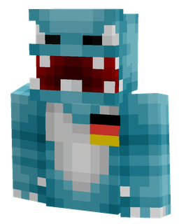 Blue skin: bust render