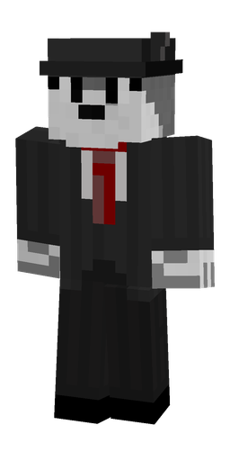 Black skin: body, front render