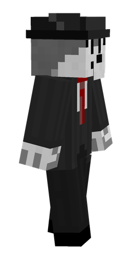 Black skin: body, right side render