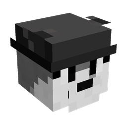 Black skin: head render