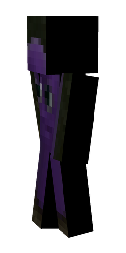 Black skin: body, left side render