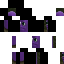 Black skin: raw texture render