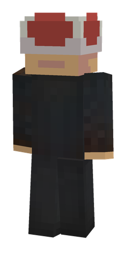Black skin: body, back render