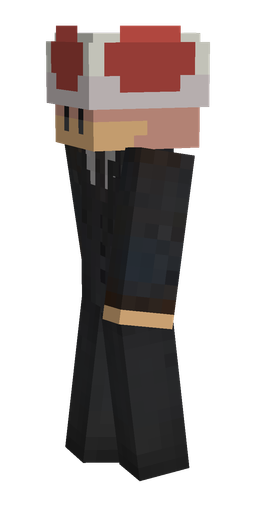 Black skin: body, left side render