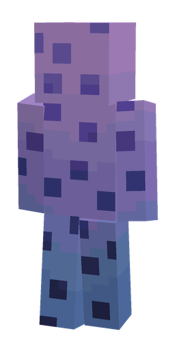 Blue skin: body, back render