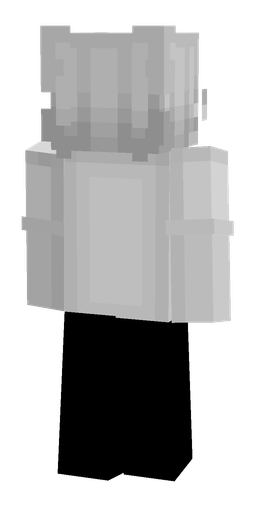Black skin: body, back render