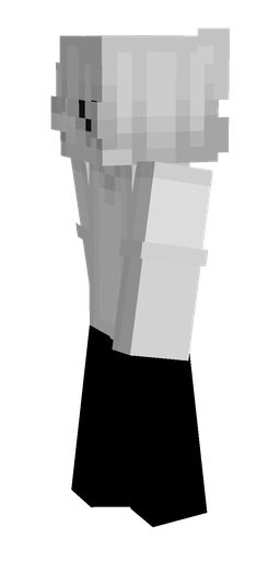 Black skin: body, left side render