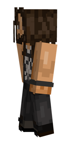 Black skin: body, left side render