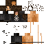 Black skin: raw texture render