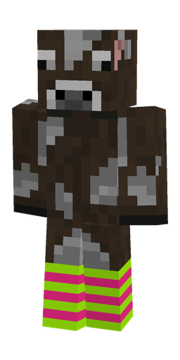 Brown skin: body, front render