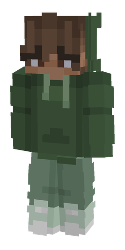 Gray skin: body, front render