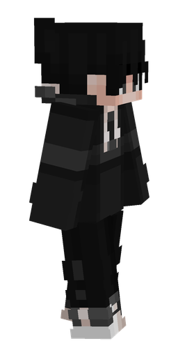 Black skin: body, right side render
