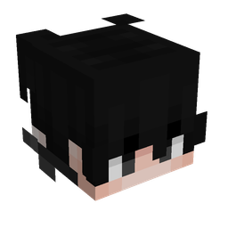 Black skin: head render
