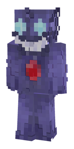Blue skin: body, front render