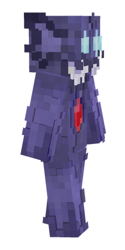 Blue skin: body, right side render