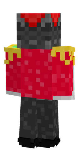 Black skin: body, back render