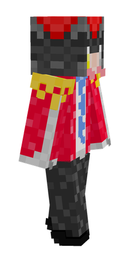 Black skin: body, right side render
