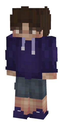 Blue skin: body, front render