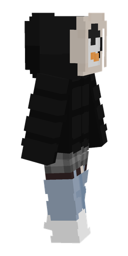 Black skin: body, right side render