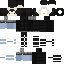 Black skin: raw texture render