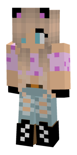 Blue skin: body, front render
