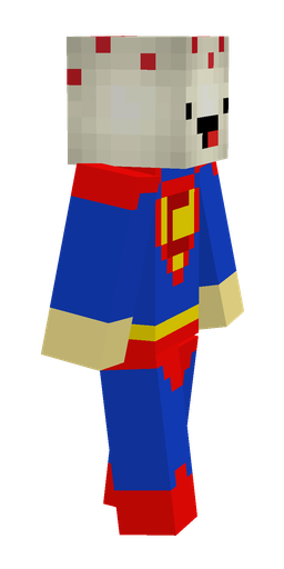 Blue skin: body, right side render