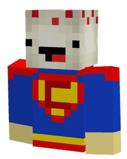 Blue skin: bust render