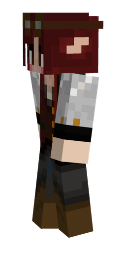 Black skin: body, left side render