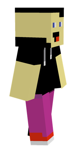 Black skin: body, right side render