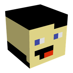 Black skin: head render