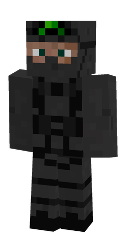 Black skin: body, front render