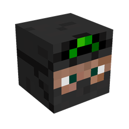 Black skin: head render