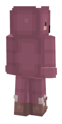 Red skin: body, back render