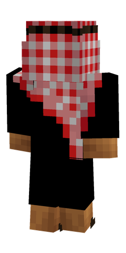 Black skin: body, back render