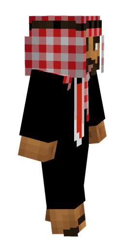Black skin: body, right side render