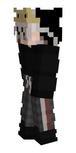 Black skin: body, left side render