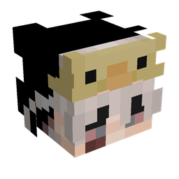 Black skin: head render