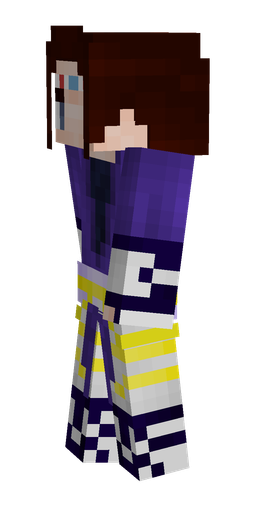 Black skin: body, left side render