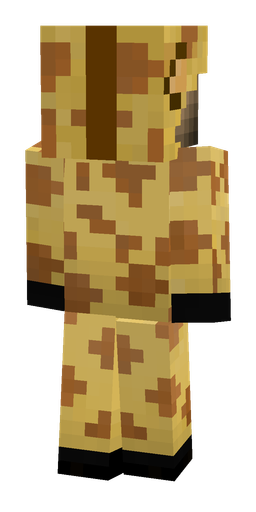 Brown skin: body, back render