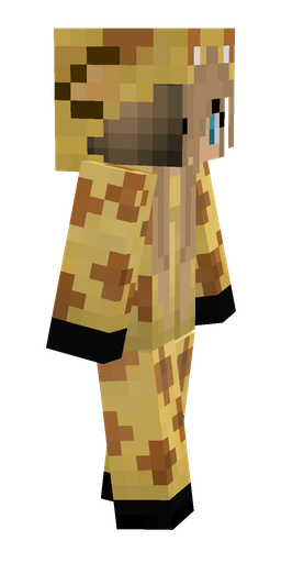 Brown skin: body, right side render