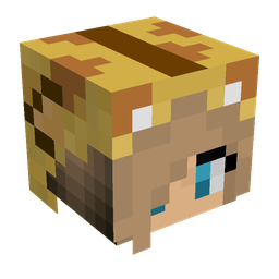 Brown skin: head render