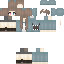 Classic skin: raw texture render