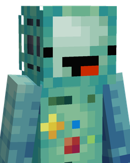 Blue skin: bust render
