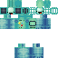 Blue skin: raw texture render